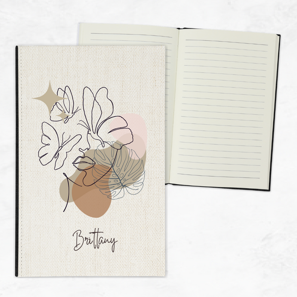 Floral Abstract A5 Notebook