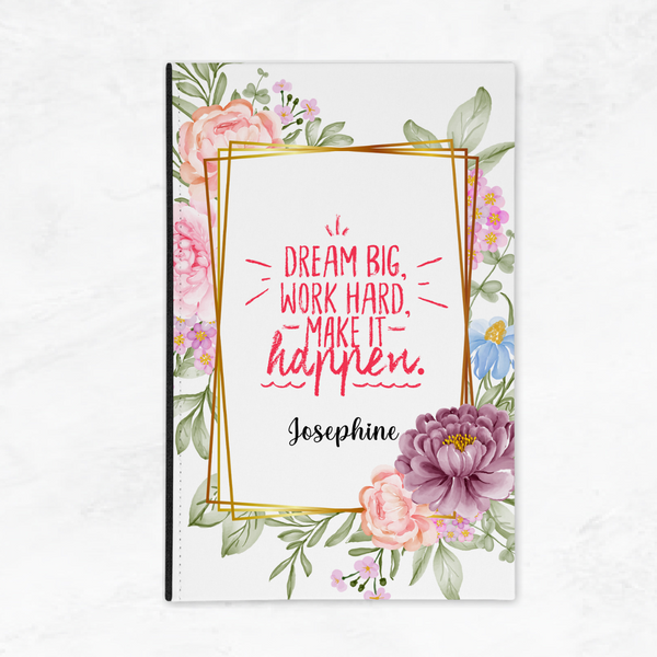 Floral Dream Big A5 Notebook