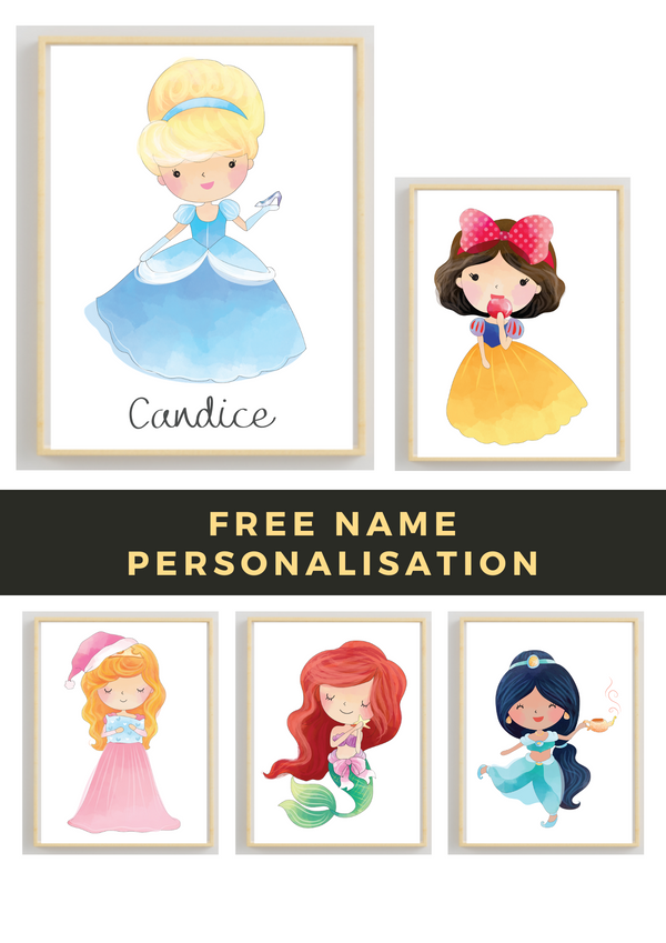 Princess Series -  Single Printable 