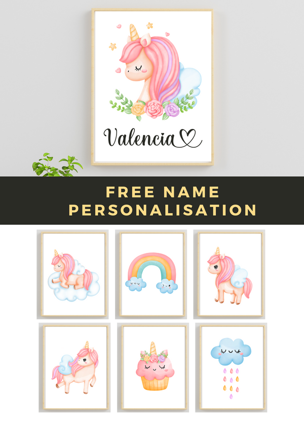 Unicorn Series -  Single Printable