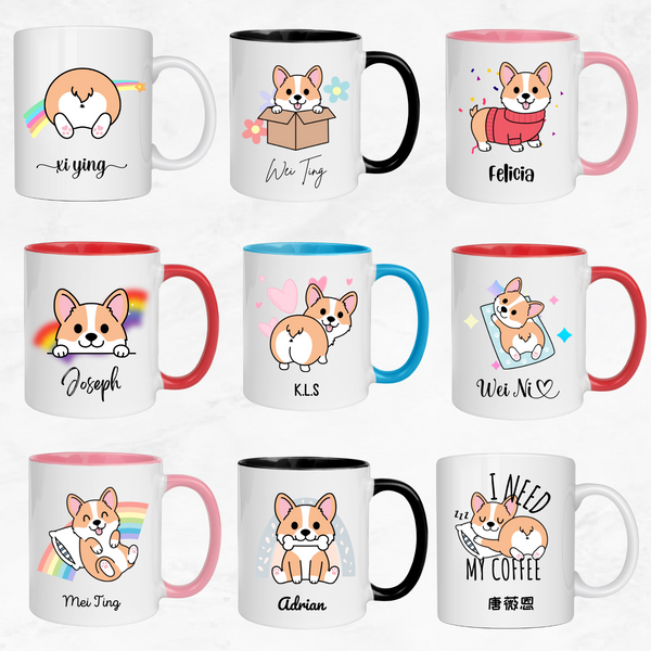 Corgi Icons Ceremic Mug