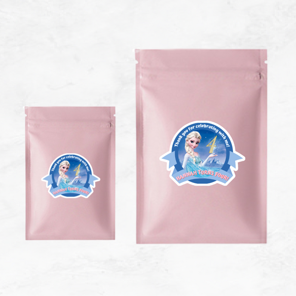 [Set of 12pcs] - Frozen Badge Stickers 