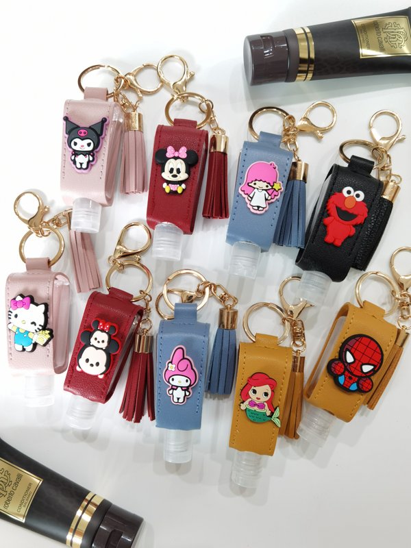 Character Hand Sanitizer Key chain 