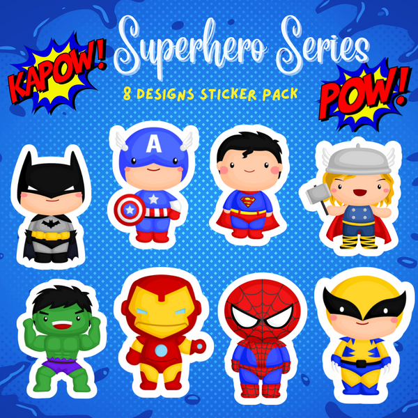 Superhero Sticker Pack