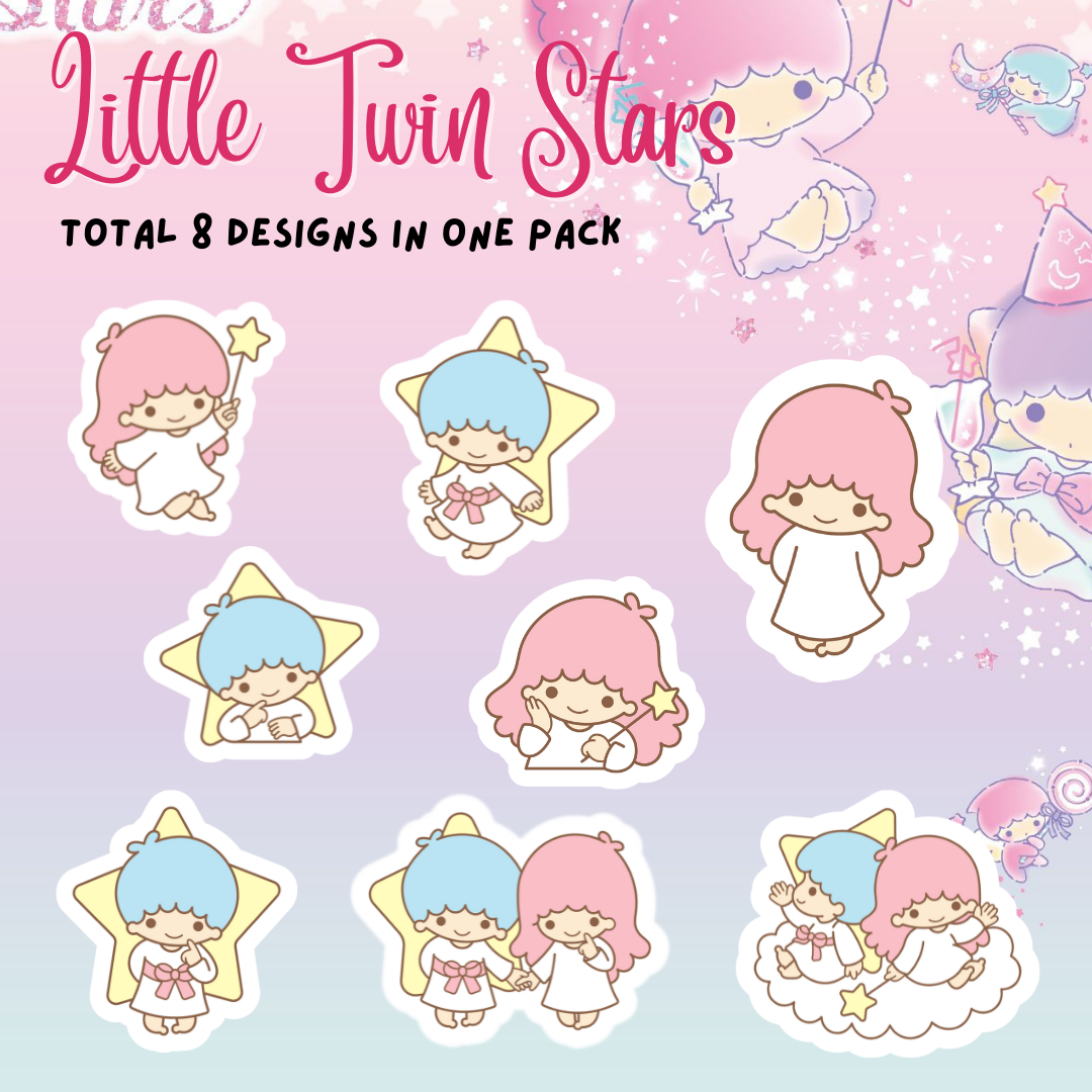 Twin Star Stickers Pack