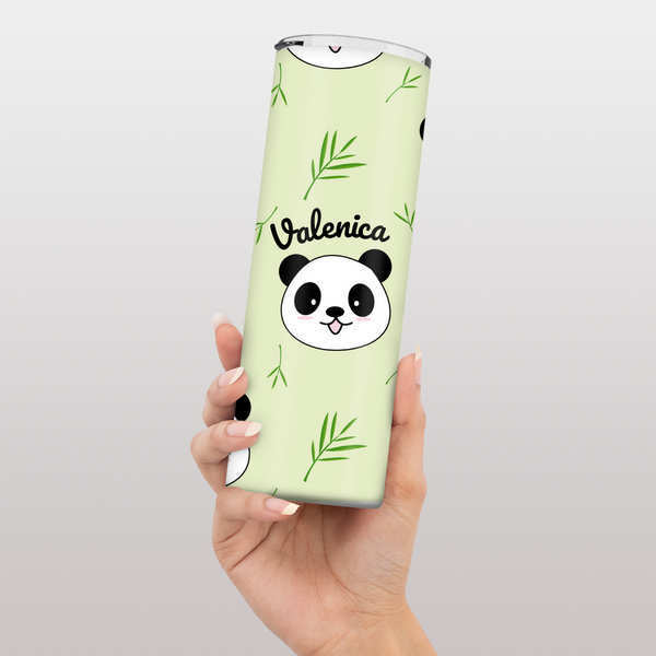 Leafy Panda Thermal Tumbler