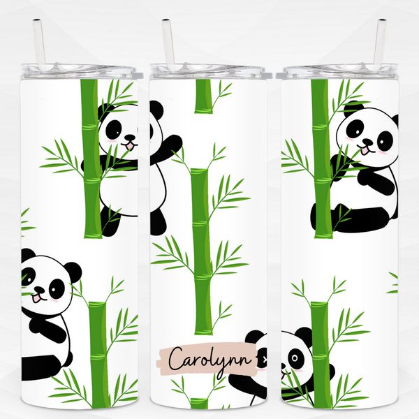 Bamboo Panda Thermal Tumbler