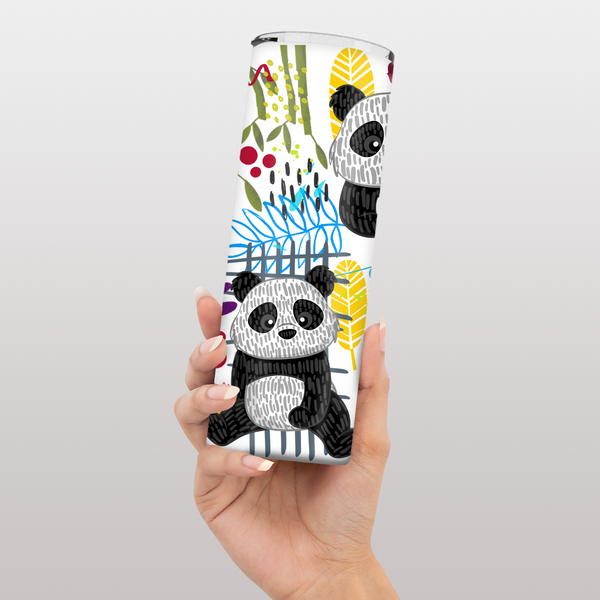 Panda Prints Thermal Tumbler