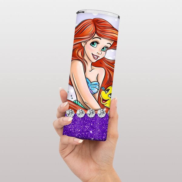 Ariel Sparkle Tumbler